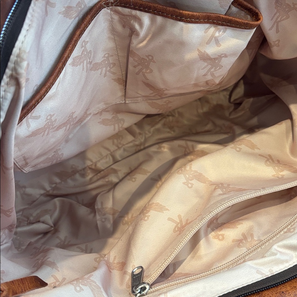 Angel Ranch Conceal Carry Genuine hand tooled leather & textile,adjustable strap - Picture 9 of 11